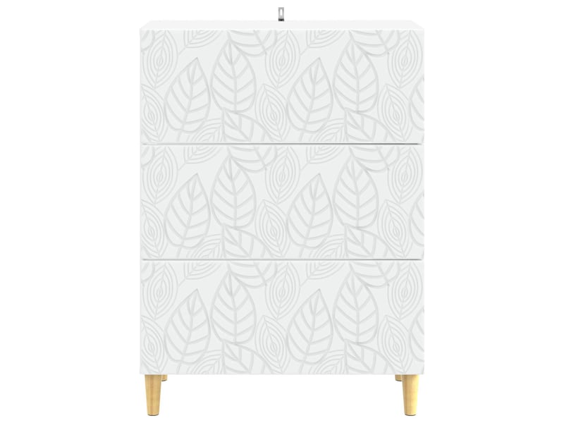  Armoire à tiroirs, rangement bureau blanc 66 x 34,5 x 90 cm bois d'ingénierie shl7765  - Conforama E