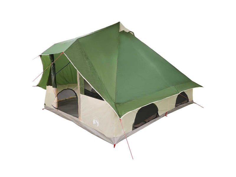  Tente tipi, tente de camping 8 personne vert taffetas shl21915  - Conforama A