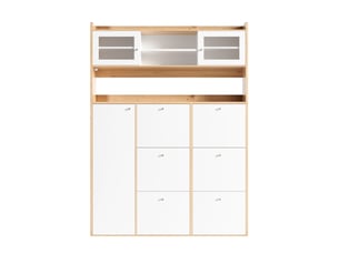 Meuble à chaussures 24 paire(s)  <strong>DZMDIP</strong>  <strong></strong> coloris blanc
