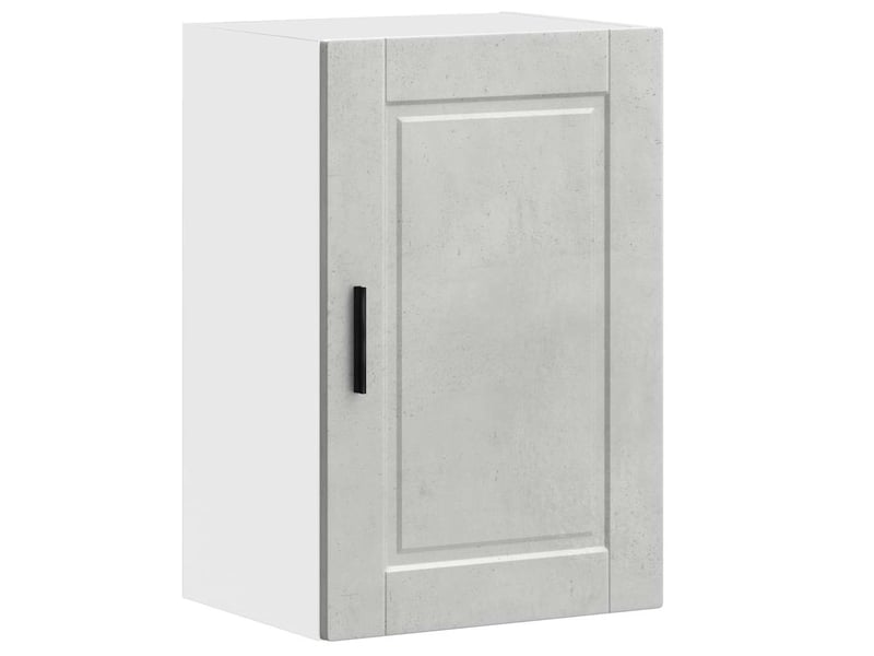  Meuble de rangement, armoire murale de cuisine porto gris béton bois d'ingénierie shl3818  - Conforama A