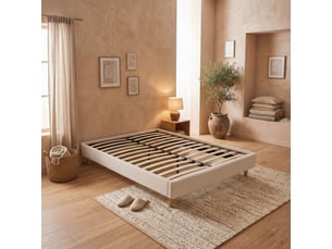 Sommier en Kit 160x200 cm TERRE DE NUIT vendu avec pieds