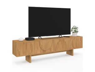 Meuble tv coloris bois clair ID MARKET