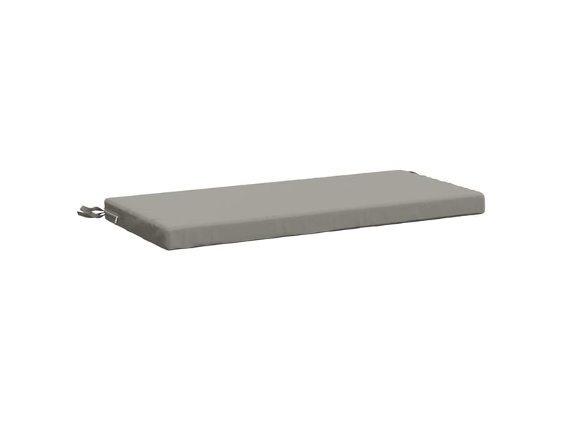 Lot de 2 coussins de banc, coussins d'assise soest 100 % polyester gris cf56809 - Conforama D