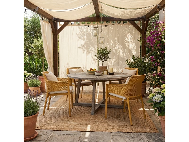  Chaises empilables kyra en polypropylène pour intérieur - jaune  - Conforama B
