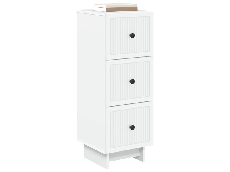  Armoire à tiroirs, rangement bureau blanc 33 x 34,5 x 90 cm bois d'ingénierie shl5735  - Conforama C
