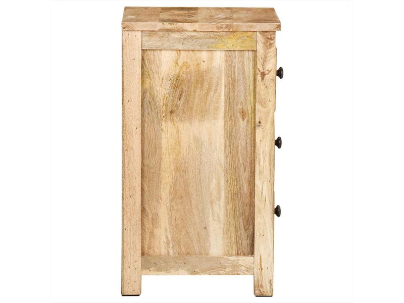  Table de chevet - cabinet de chevet - table de nuit 45x35x60 cm bois de manguier massif  - Conforama B