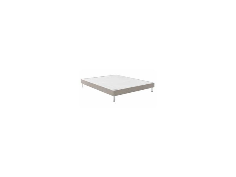  Sommier tapissier bultex 140x190 cm jersey gris galet 7745060 - Conforama A