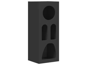 Buffet - bahut - meuble de rangement elst noir 40 x 35 x 100.5 cm bois d'ingénierie