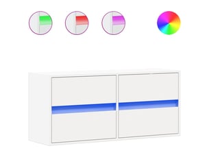 Meuble tv coloris blanc 100 cm <strong></strong> <strong></strong>