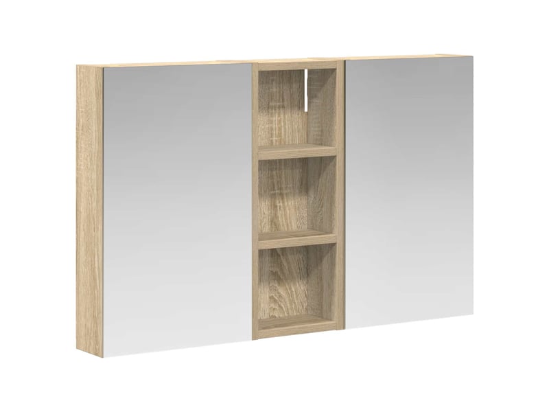  Ensemble de meubles de salle de bain 3 pcs 80x10.5x50 cm shl6785  - Conforama A