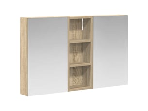 Ensemble de meubles de salle de bain 3 pcs 80x10.5x50 cm shl6785