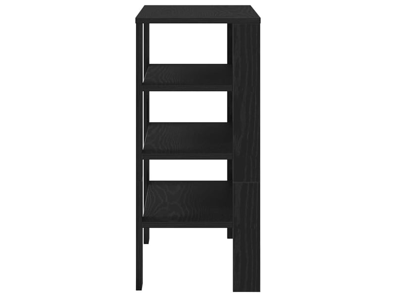  Meuble à chaussures, étagère à chaussures noir 61x32x70 cm bois d'ingénierie  - Conforama E