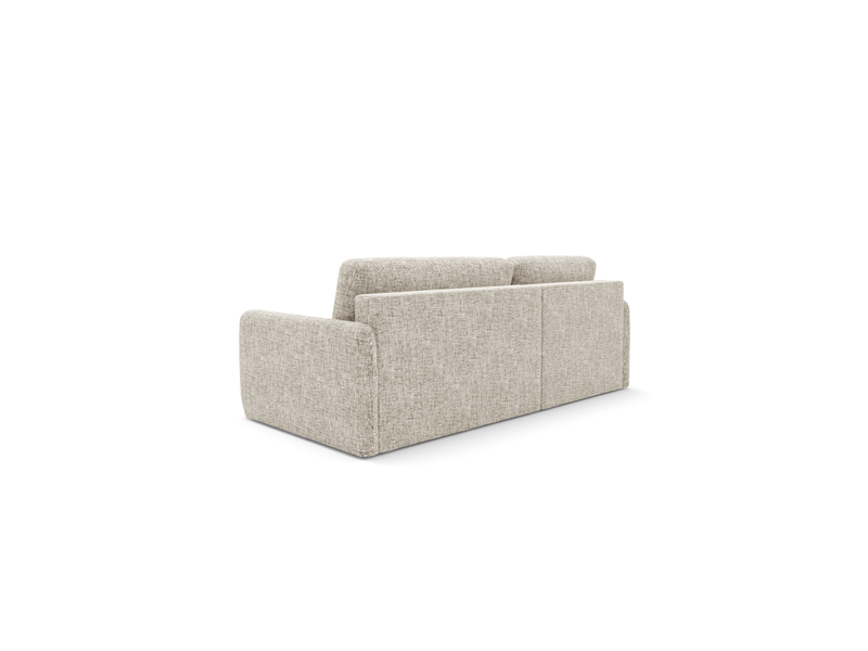 Canapé d'angle convertible livello l gris clair - Conforama D