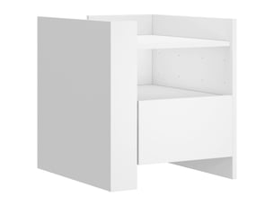 Table de chevet - cabinet de chevet - table de nuit blanc 45x50x50 cm bois d’ingénierie