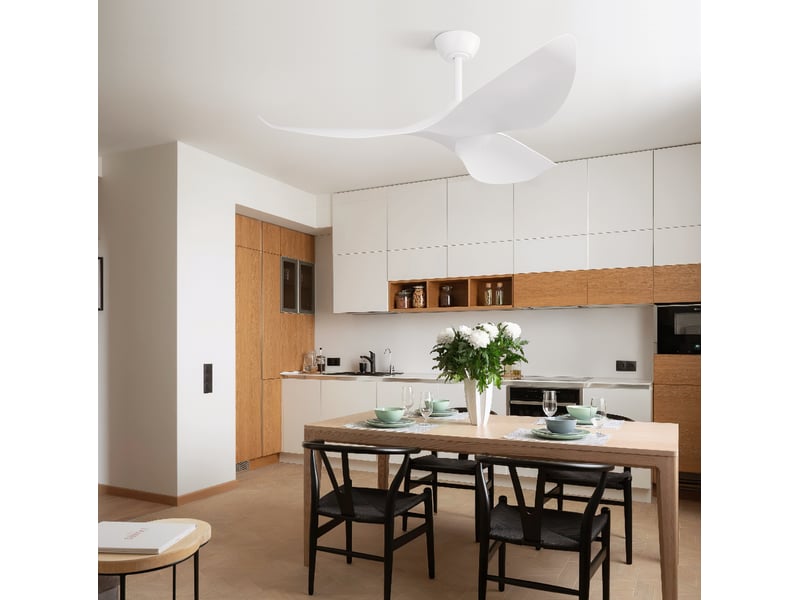  Ventilateur de plafond réversible 96,5 cm sans éclairage homvra  - Conforama C