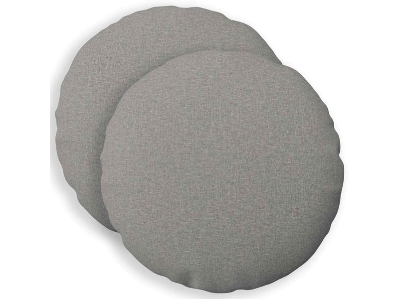  Lot de 2 coussins avec oreiller, coussins décoratifs heerlen gris nuage tissu cf50244  - Conforama B