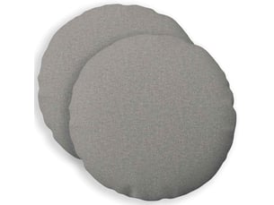Lot de 2 coussins avec oreiller, coussins décoratifs heerlen gris nuage tissu cf50244