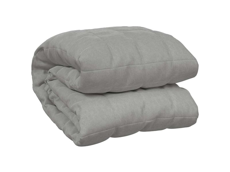  Couverture lestée adulte gris 200x220 cm 13 kg tissu shl3929  - Conforama A