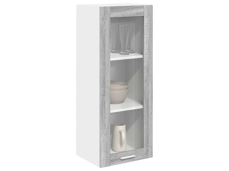 Meuble de rangement, armoire suspendue gris sonoma 40x31x100cm shl7149 - Conforama C
