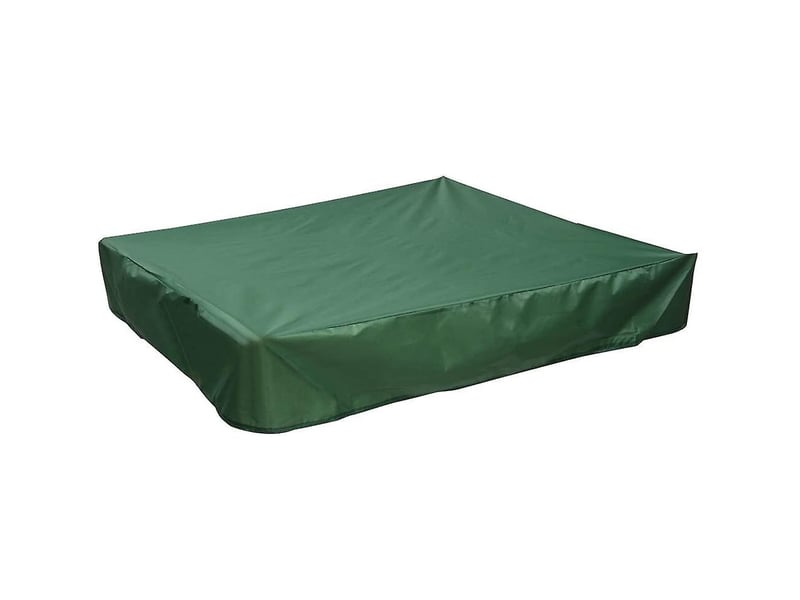 Housse de bac à sable de jardin – verte, 150x150x20 cm  - Conforama A