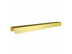 Profil de meuble doré mat ua07, 120 cm, arrondi.