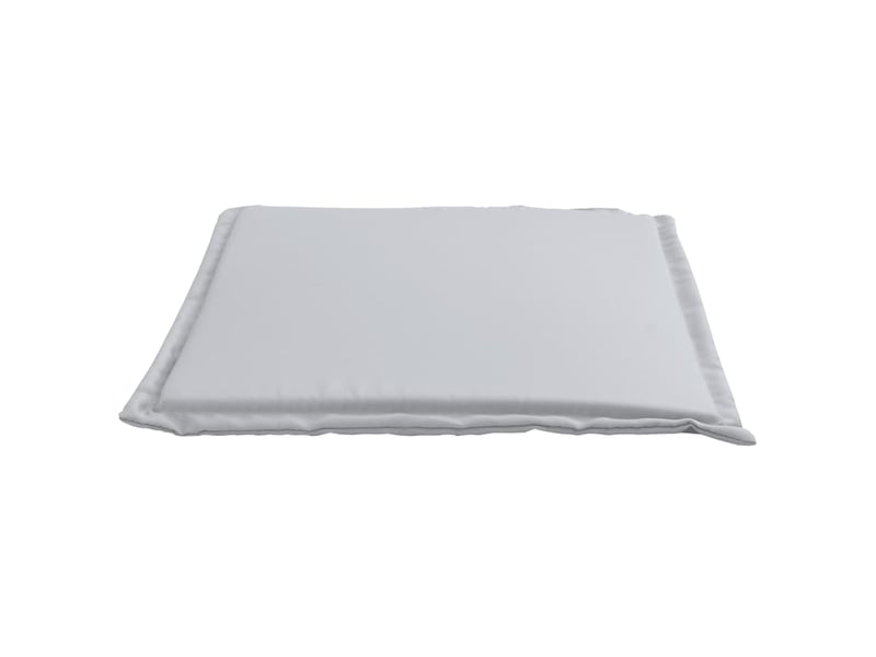  Lot de 2 coussins de siège de jardin gris clair 45x45x2cm carré cf60751  - Conforama E