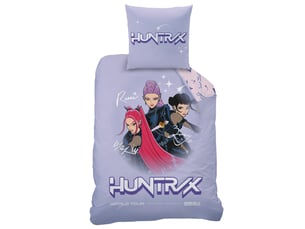 Parure de lit imprimée 100% coton, kpop demon hunters slaypop 140x200+63x63cm