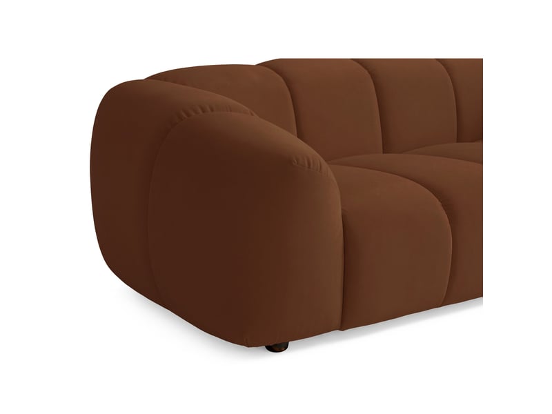  Selsey millma - canapé - 220 cm - velours cuivre Millma - Conforama E