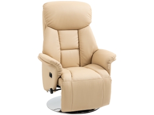 Fauteuil fixe  <strong>PANGIVO</strong> Simili beige
