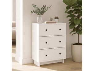 Armoire de rangement bureau, armoire à tiroirs 66 x 34,5 x 90 cm bois d'ingénierie shl4873