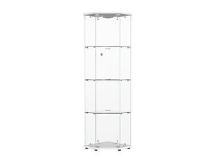 Vitrine coloris blanc  <strong>BRILVERDE </strong> <strong></strong> - 60 cmx162 cm