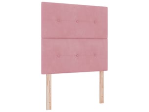 Tete de lit A poser largeur 100 cm rose