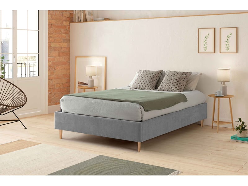 Sommier coffre 140x190 cm VOLTAIRE - Conforama X