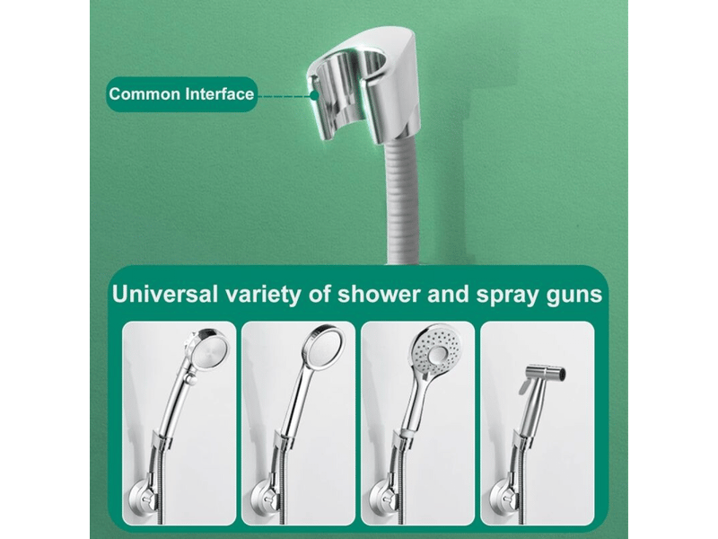  200 pièces support pommeau douche réglable sans perçage 2 pièces argent  - Conforama D