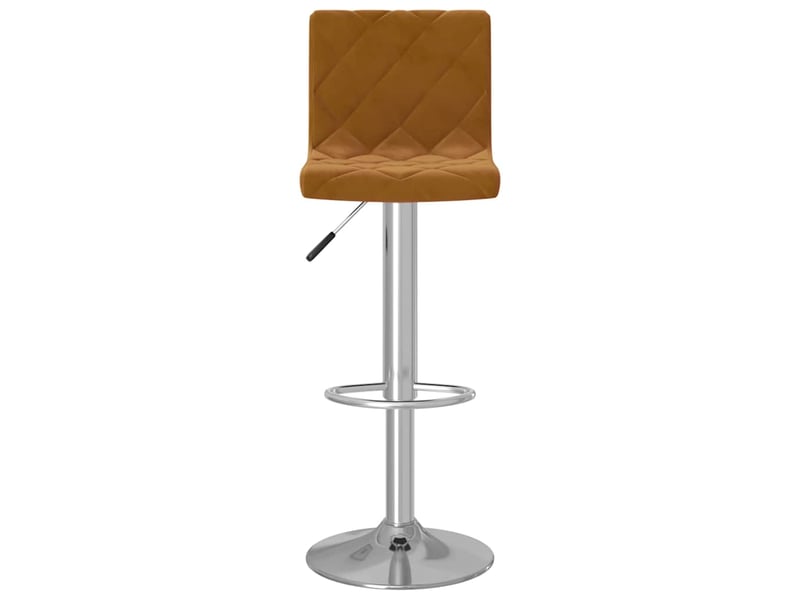  Lot de 2 tabouret de bar, chaise de bar marron velours shl1539  - Conforama D
