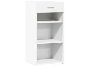 Buffet - bahut - meuble de rangement blanc 45x42,5x93 cm bois d'ingénierie