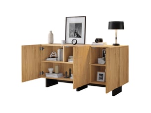 Buffet 3 porte(s) 0 tiroir(s) <strong>HAUSS SPOLE</strong> <strong></strong> - 140 cm coloris naturel
