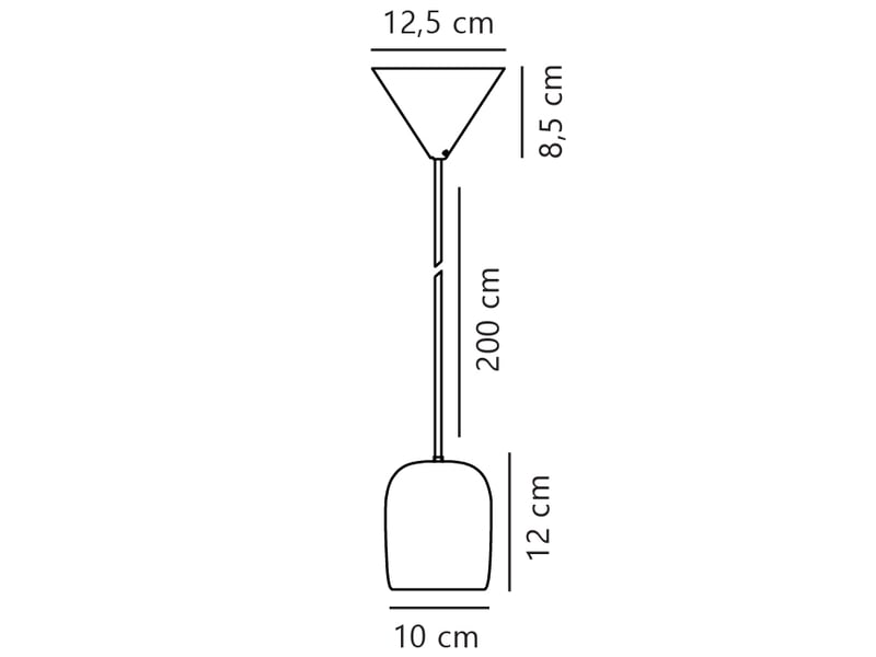  Suspension simplicité nordique, notti 10 en métal vert, ip20, nordlux 2213073023 - Conforama E