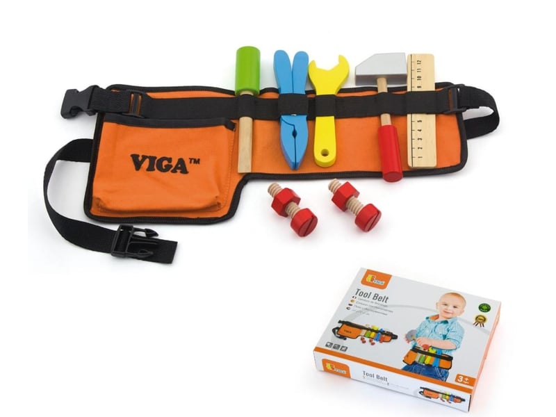  Ceinture à outils viga 50532 - le petit bricoleur en bois 6934510505325 - Conforama B