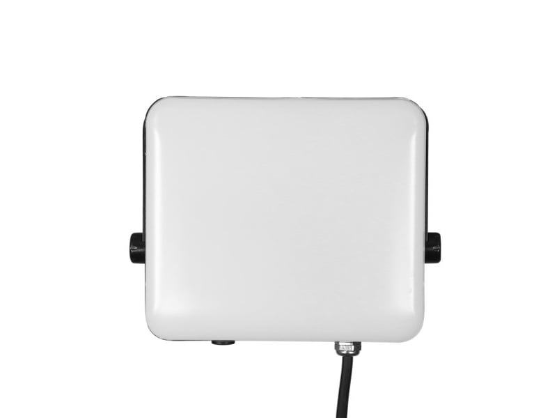 Fabrilamp destello projecteur led extérieur 20 w, 1 800 lm, 6500 k, ip65, blanc et noir 220980201 - Conforama C