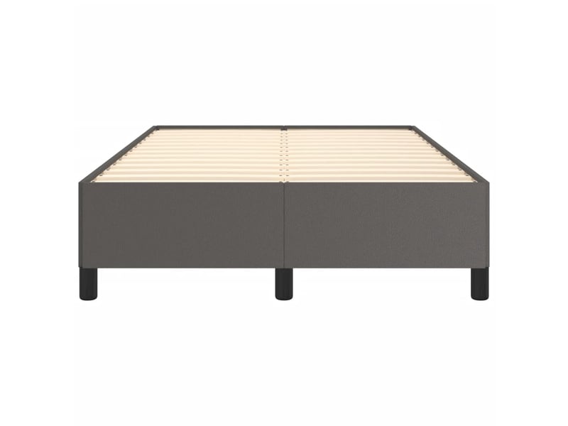  Lit double- lit adulte -  cadre de lit sans matelas gris 120x190 cm similicuir  - Conforama D