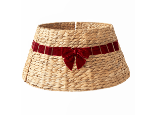 Jupe de sapin de noël billnas  60 cm rouge