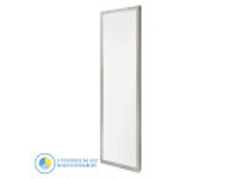  Panneau led plat fabrilamp llano 72 w 7200 lm 3000-4000-6500 k nickel ip40 3,8 x 30 x 120 cm 180601203 - Conforama B