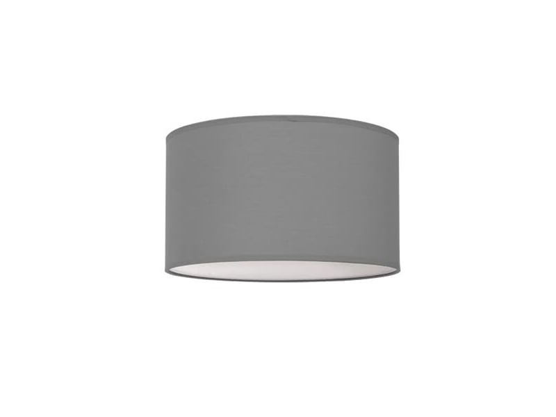  Fabrilamp nicole plafonnier textile gris avec diffuseur, 4 x e27, ø 50 cm 042985028 - Conforama A