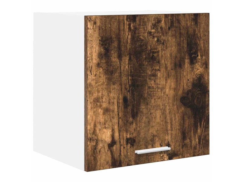  Meuble de rangement cuisine, armoire suspendue chêne fumé et blanc 40x31x40cm  - Conforama A
