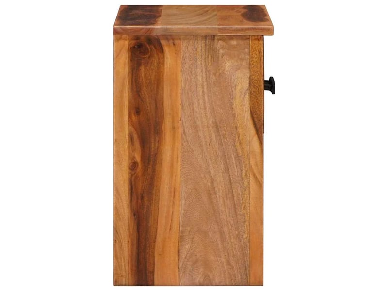  Meuble tv - banc tv - meuble de rangement 118x30x40 cm bois massif  - Conforama C