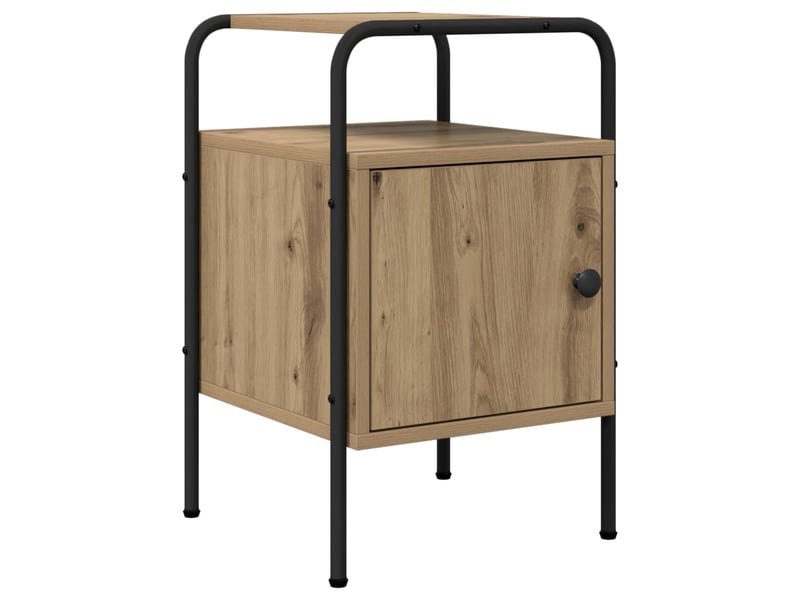  Table de chevet - cabinet de chevet - table de nuit 2 pc chêne artisanal 35 x 36,5 x 56 cm  - Conforama B