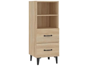 Buffet - bahut - meuble de rangement chêne sonoma 34,5x34x90 cm bois d'ingénierie