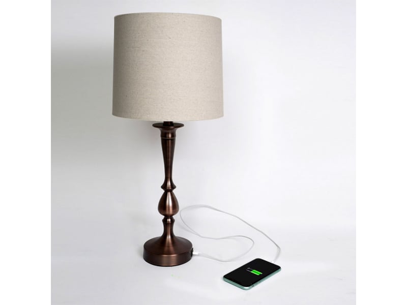  Lampe à poser fabrilamp khalifa e27 coloris marron 60,5 x 28 x 28 cm 130871002 - Conforama C