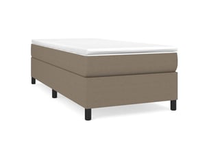 Lit simple 100x200 cm coloris taupe